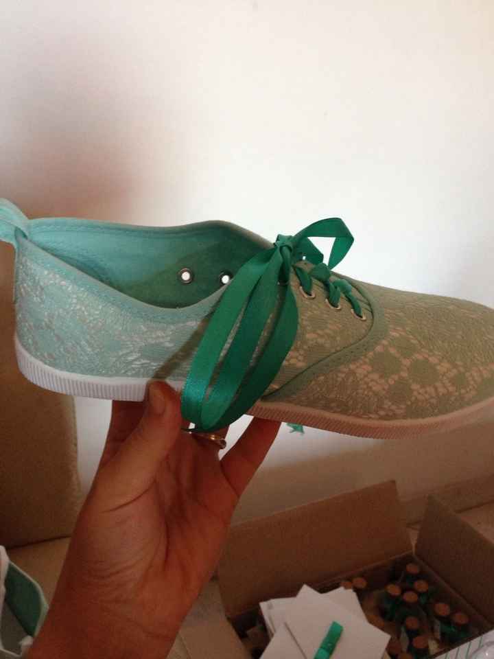 Il mio cambio scarpe color tiffany :) - 2