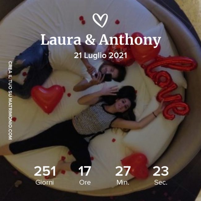 Conto alla rovescia: - 299 😍 1