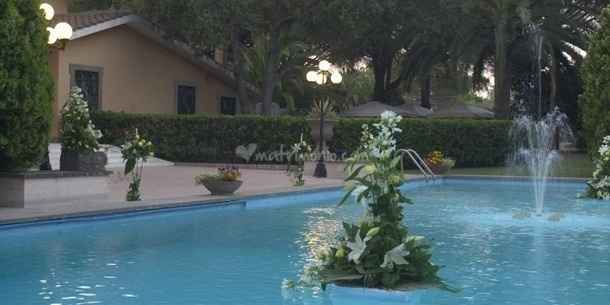 La piscina di Villa Marta 