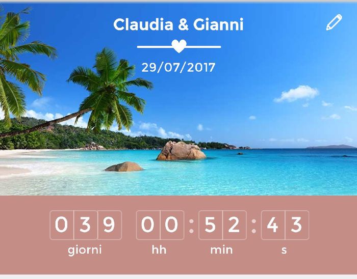 Condividete la data delle vostre nozze - 1