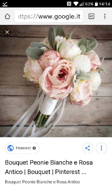 Bouquet Sposa con Peonie - 1