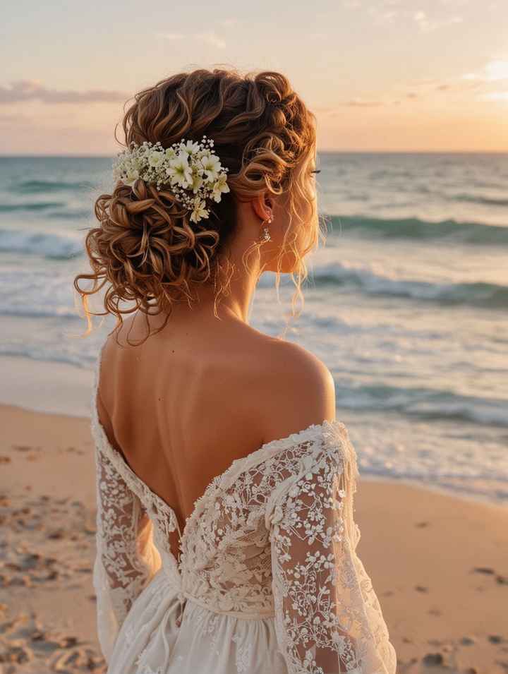 Capelli ricci sciolti e naturali - 1