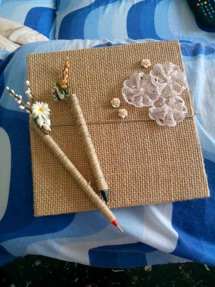 Il mio guestbook e le penne...tutto fai da me! - 1