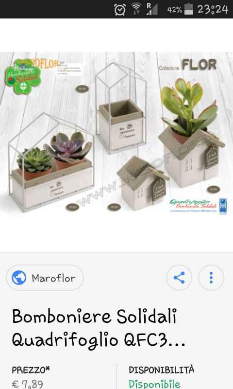  Bomboniere piantine - 1