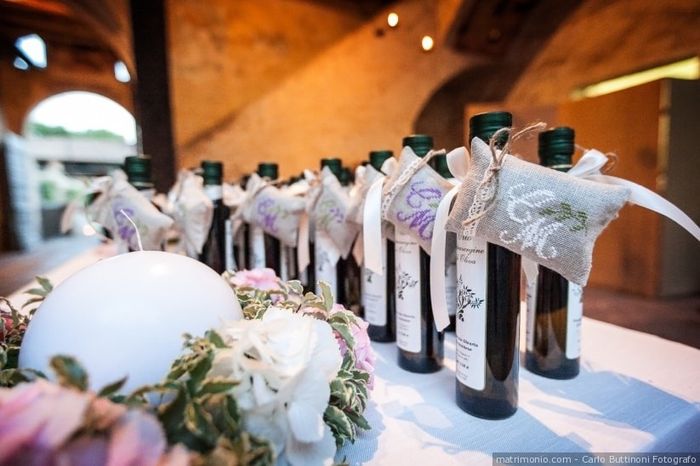 Confezionare bottiglia per bomboniera - 2