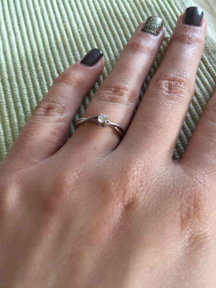 Mi fate vedere i vostri anelli di fidanzamento? - 1