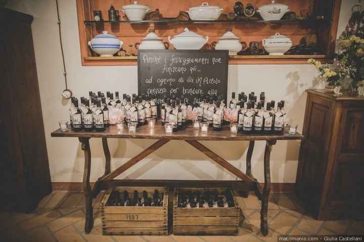 Confezionare bottiglia per bomboniera - 4