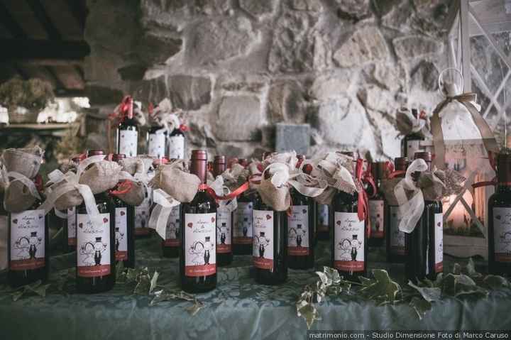 Confezionare bottiglia per bomboniera - 5