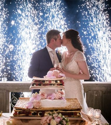 Fuochi d'artificio taglio torta - 1