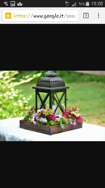 Centrotavola lanterna - 1