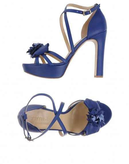 scarpe sposa blu...