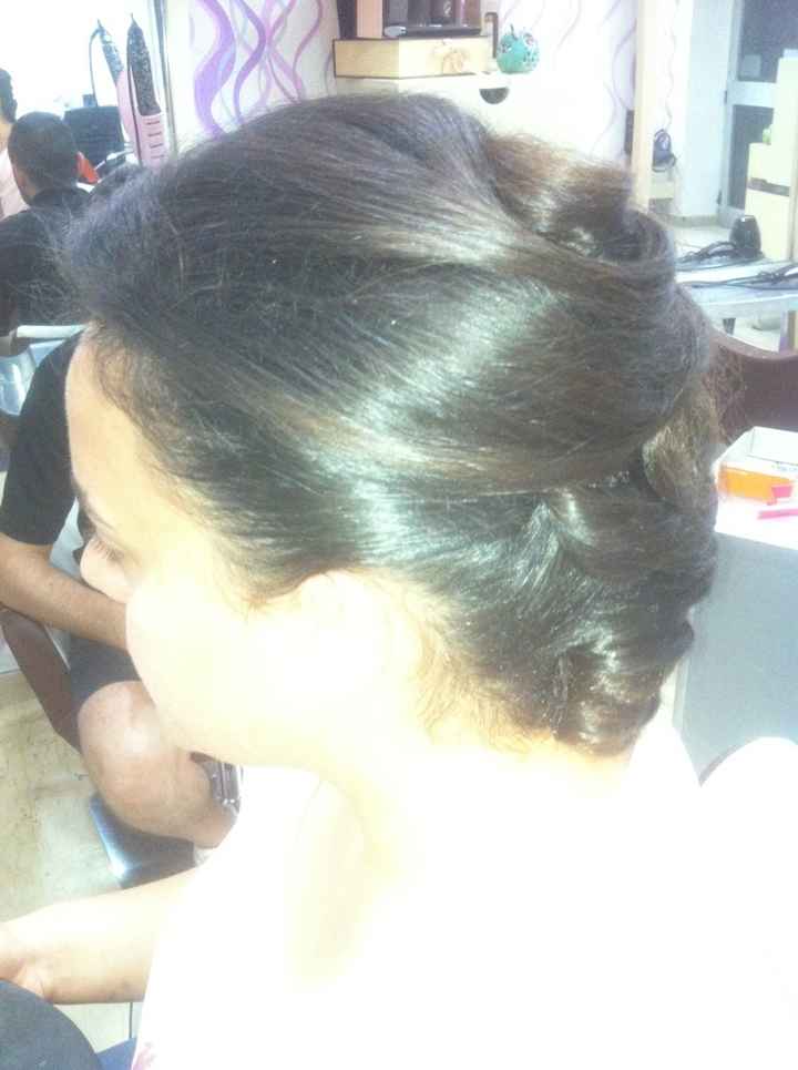 Eccoci il mio bouquet prova trucco e capelli - 3