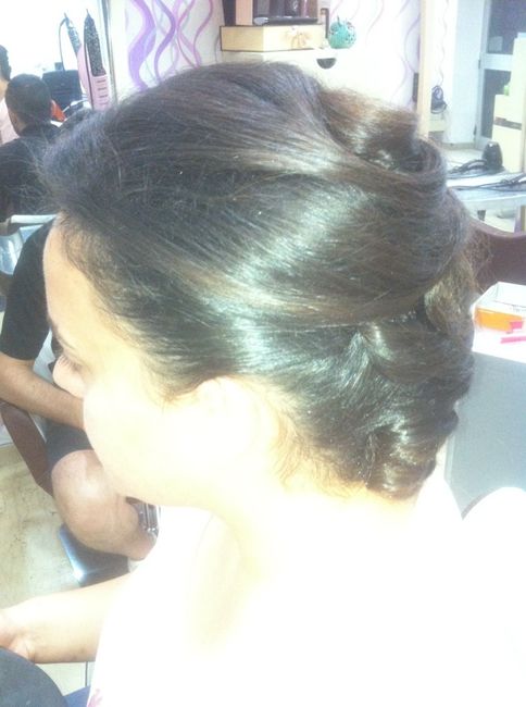 Eccoci il mio bouquet prova trucco e capelli - 3