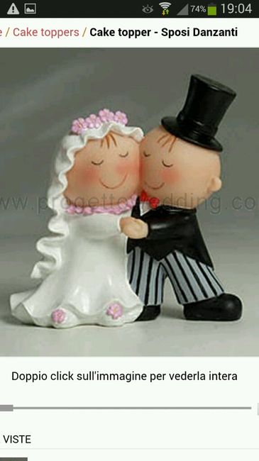 Scelto il vostro cake topper?! - 1