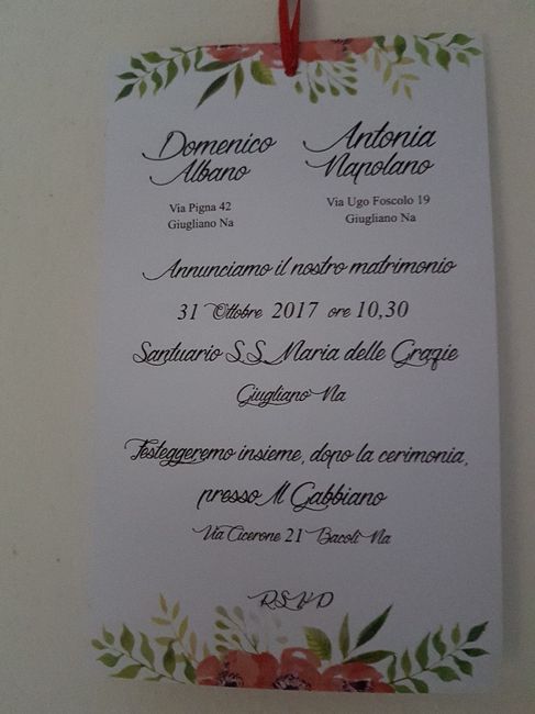  Mi fate vedere le vostre partecipazioni?!😍 - 2