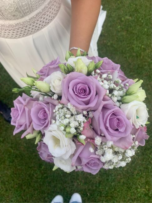 Bouquet Sposa rose e lisanthius 6