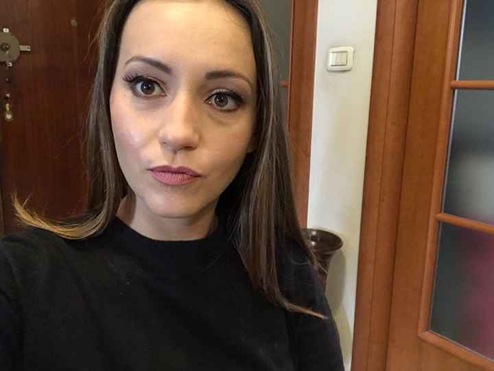 Prova trucco e capelli 😁 - 1