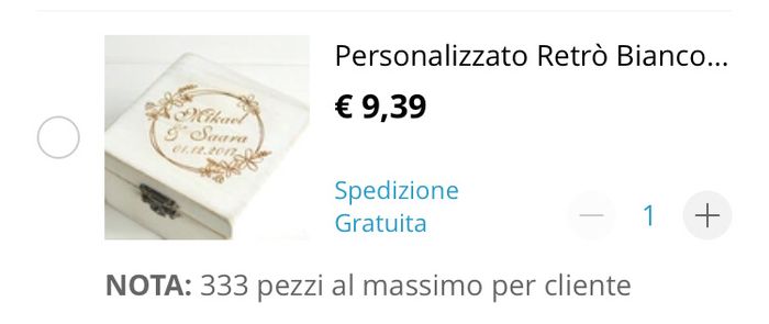 Cofanetto legno portafedi 7