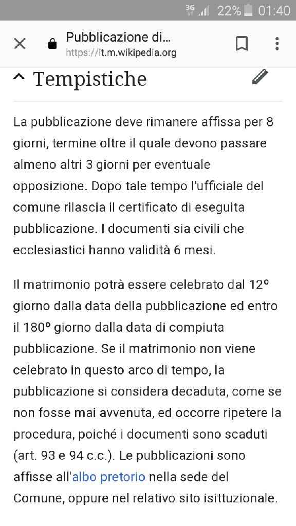 Pubblicazioni al comune - 1