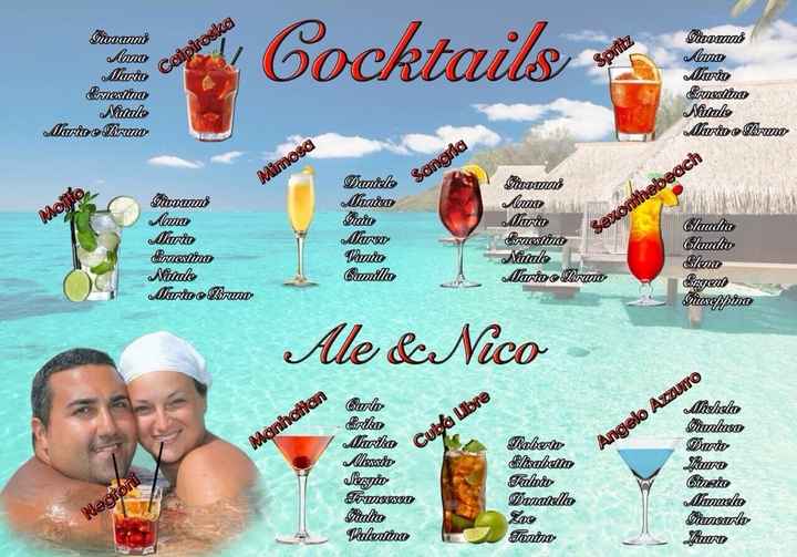 Foto dei vostri tableau de mariage - 1