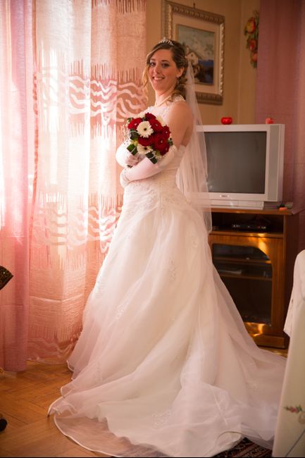 foto in abito da sposa
