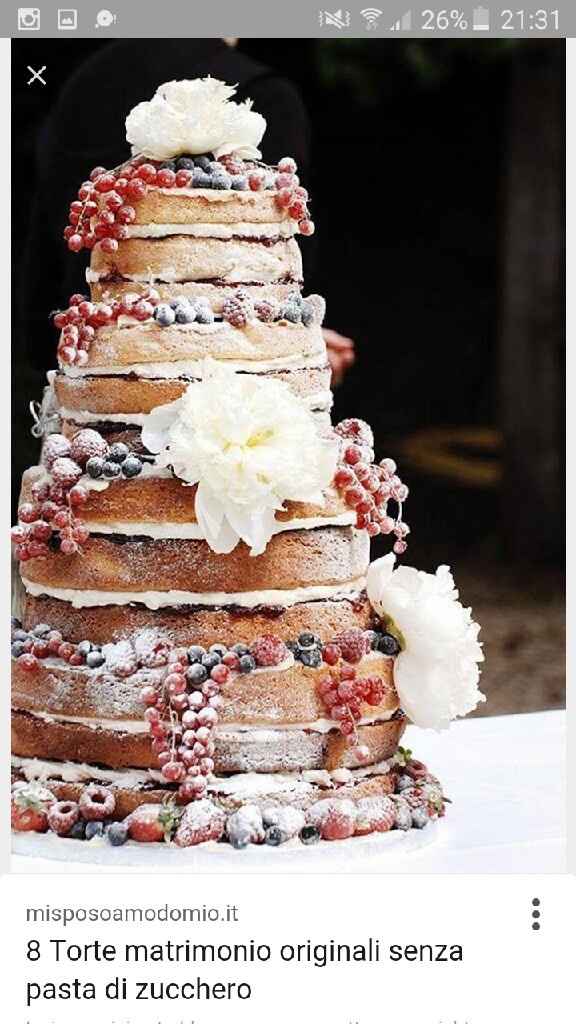 Torta nuziale: le naked cakes - 1