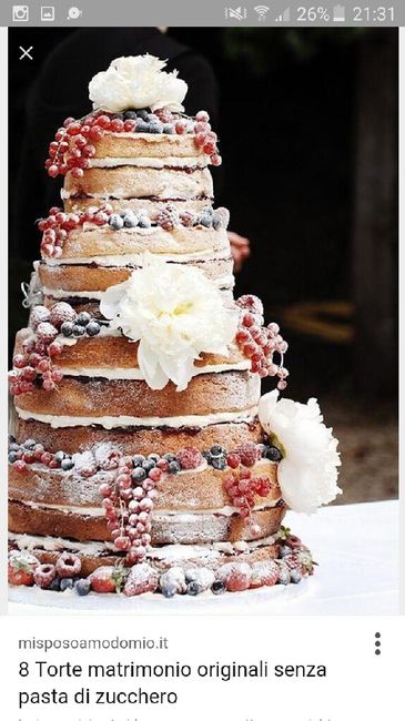 Torta nuziale: le naked cakes - 1