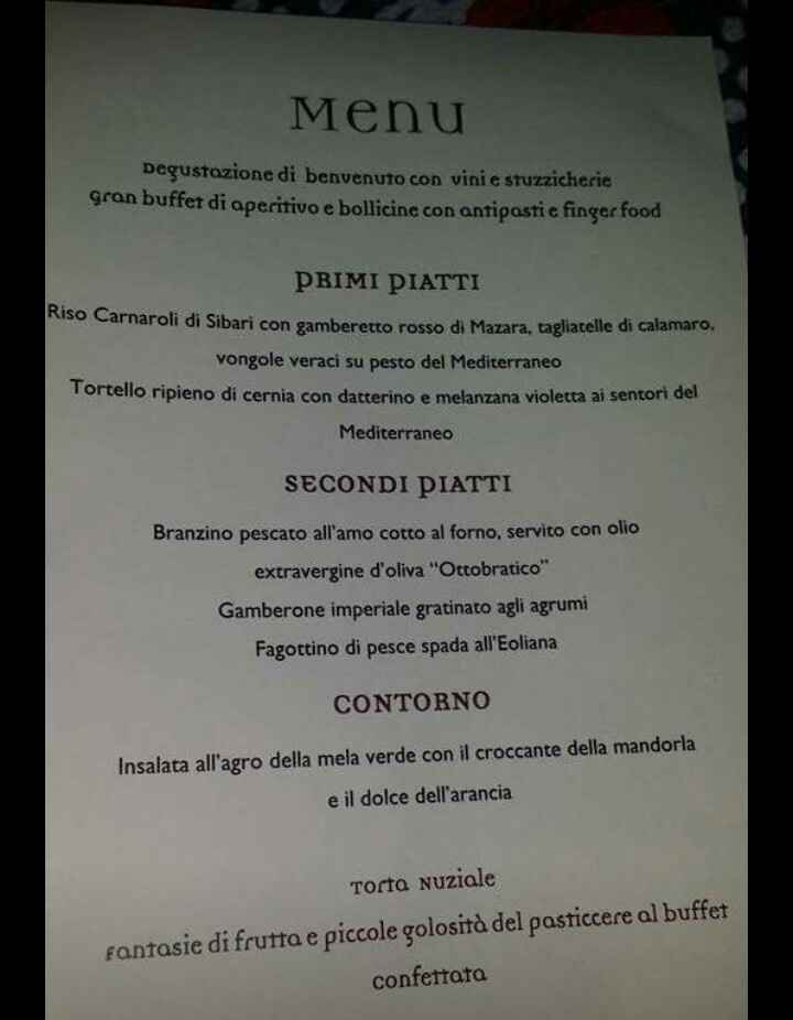 Il vostro menù?? - 1