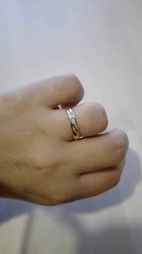  Fedi : mi fate vedere le vostre fedi con il diamantino? - 1