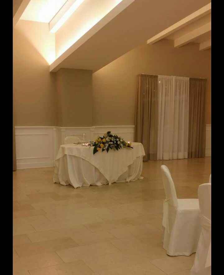  Il tavolo degli sposi. - 1