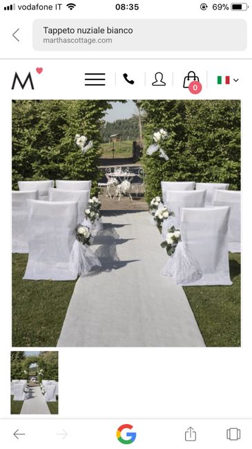 Tappeto bianco per chiesa - 2