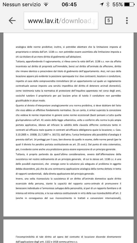 "divieto di detenere animali" - 3