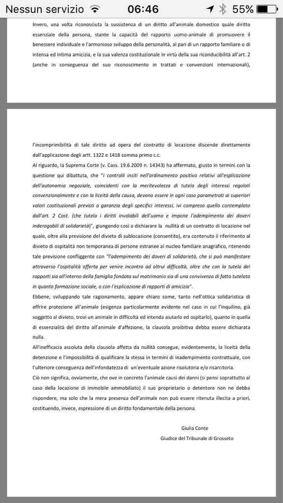 "divieto di detenere animali" - 4