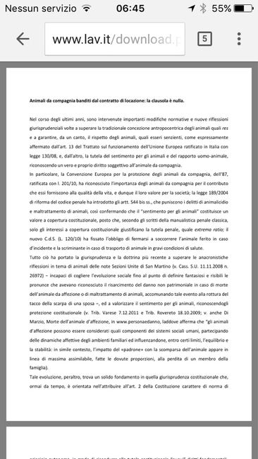 "divieto di detenere animali" - 1
