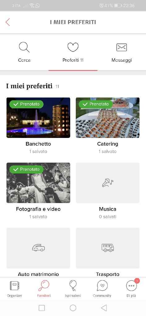 Condividi lo screenshot dei tuoi fornitori - 1