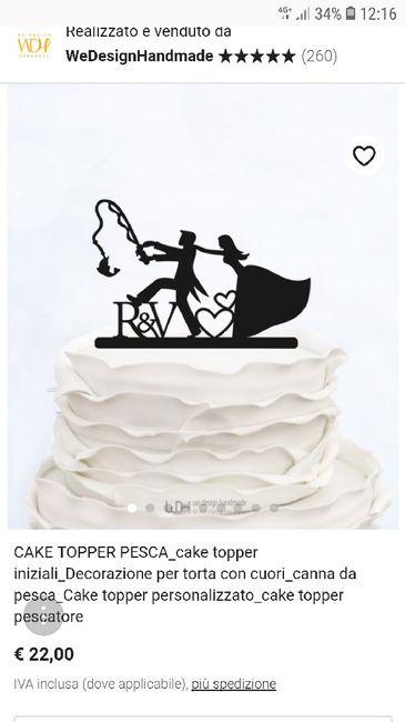 Mi fate vedere i vostri cake topper? - 1
