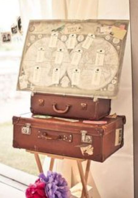 Tableau Mariage tema Viaggio. 18