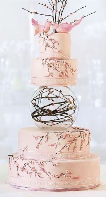 💖 Pink wedding cake 💖 8