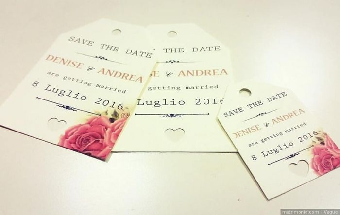 A ogni matrimonio il save the date 2