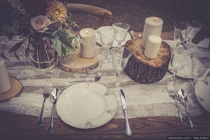 A ogni matrimonio la mise en place 1