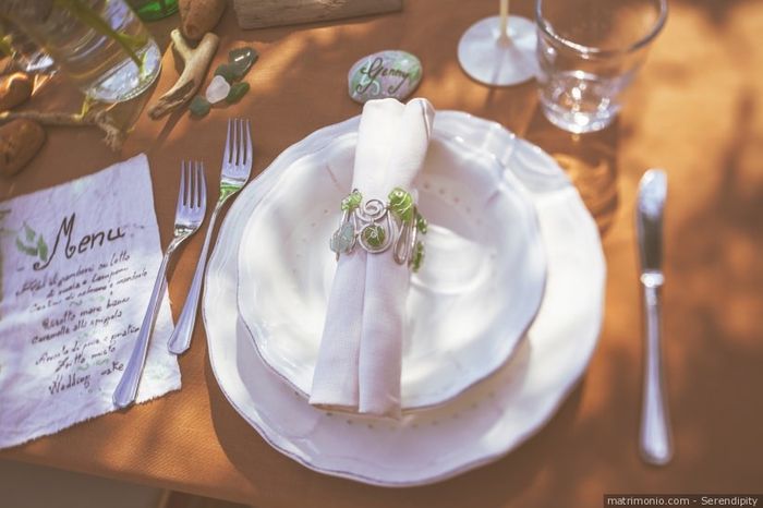 A ogni matrimonio la mise en place 3