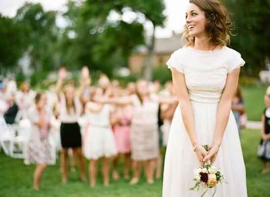 Lancio del bouquet
