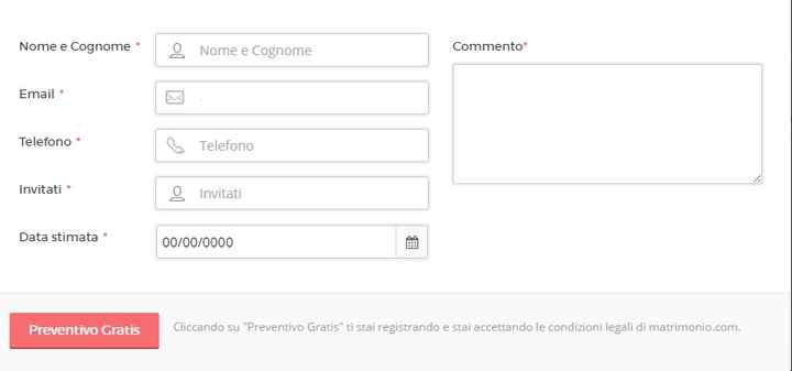 Richiesta di preventivo