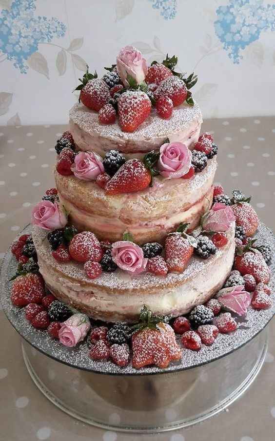 B Naked cake