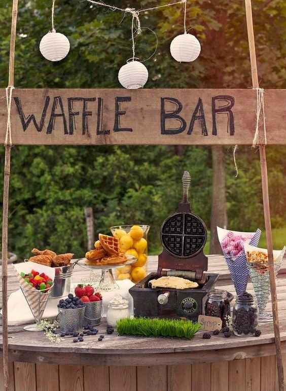 Waffle bar