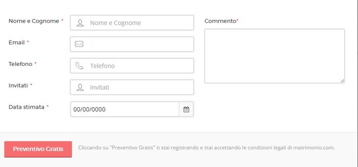 Richiesta di preventivo