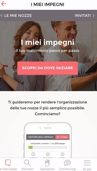 Organizza le tue nozze con Matrimonio.com