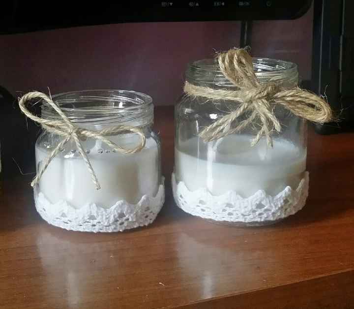 Barattolini porta candele.. - 2