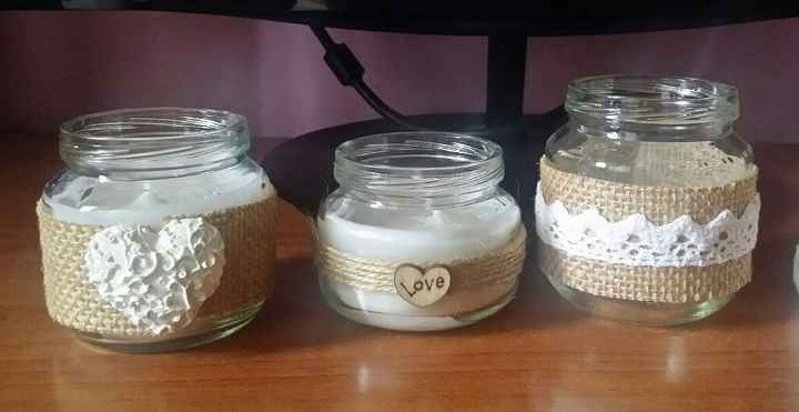 Barattolini porta candele.. - 3