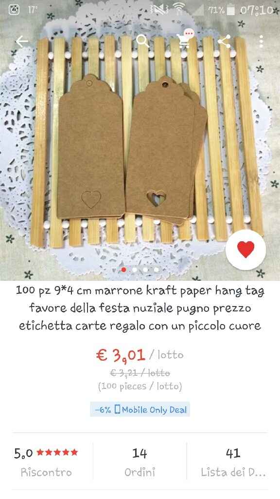 Tag etichette - 1